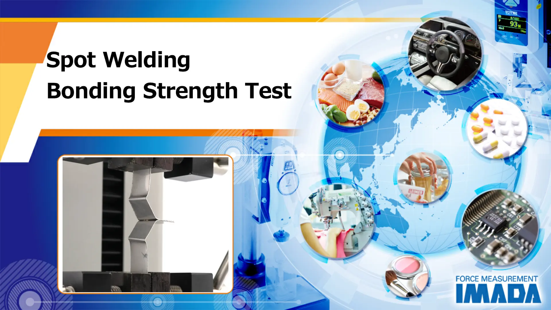 Spot welding bonding strength test